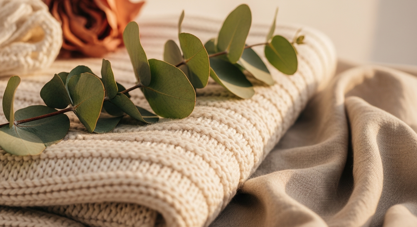 Soft editorial still life evoking the sacred, whole-person philosophy of midwifery care